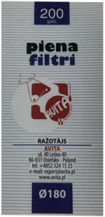 Piena Filtri 180mm